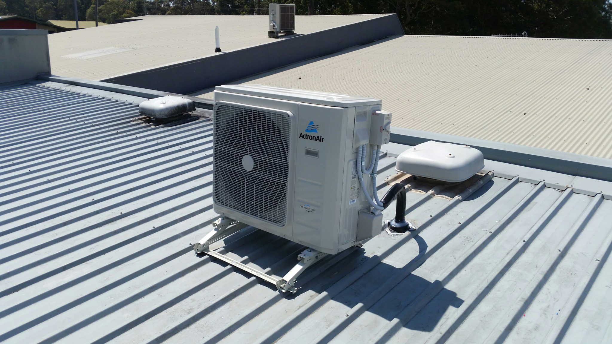 Shoalhaven Air Conditioning ActionAir outdoor unit roof installation